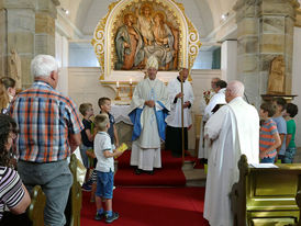 100 Jahrfeier Weingartenkapelle in Naumburg mit Bischof Dr. Michael Gerber (Foto. Karl-Franz Thiede)